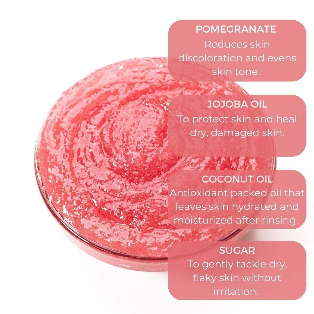Exfoliating Body Scrub Polish Cellulite Exfoliator, Stretch Marks