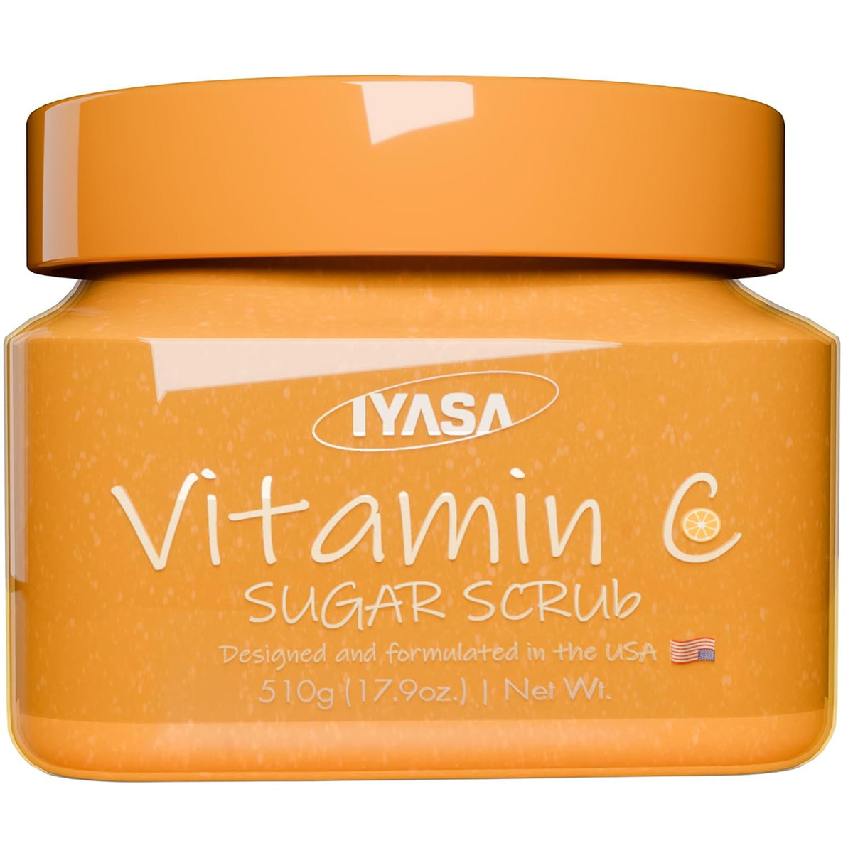 Vitamin C Body Scrub Exfoliating Sugar for Dark Spots Dull Skin 17.9