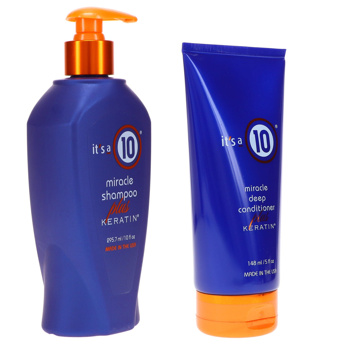 It's a 10 Miracle Shampoo Plus Keratin & Deep Conditioner Set - 10 oz