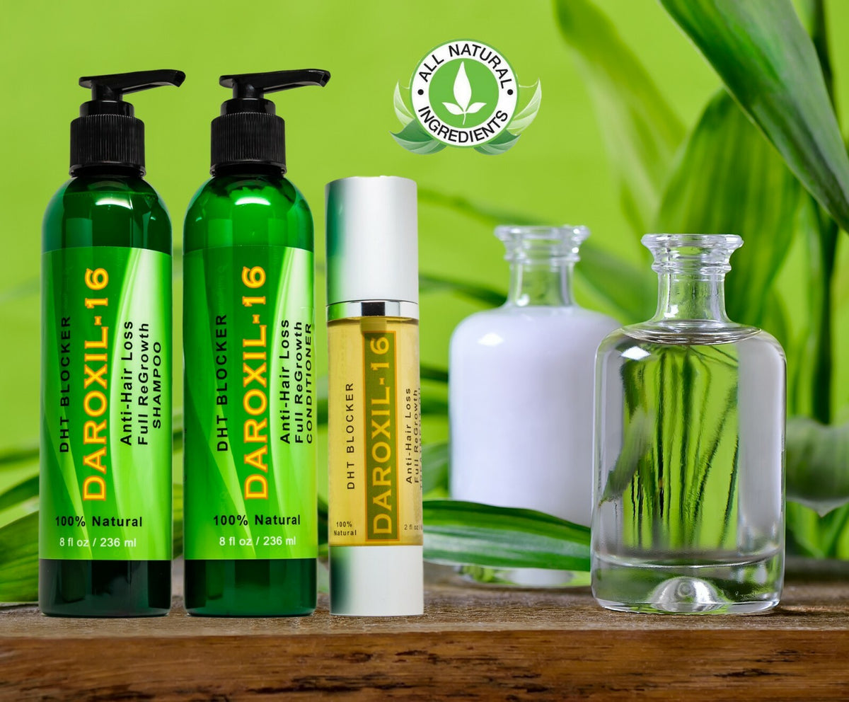 Hair Loss Prevention & Regrowth Treatment Kit - Natural Formula