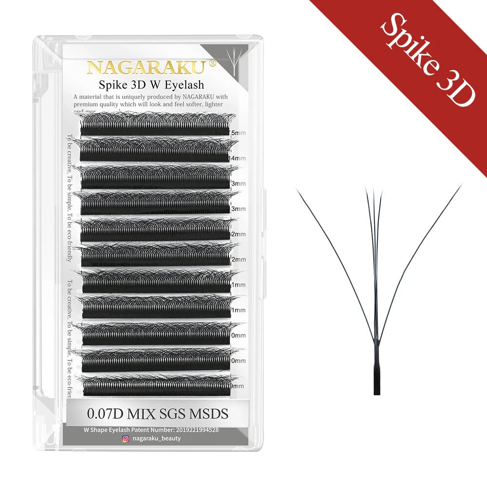Automatic W Shape 3D-6D Premade Eyelash Extensions for Natural Full Volume