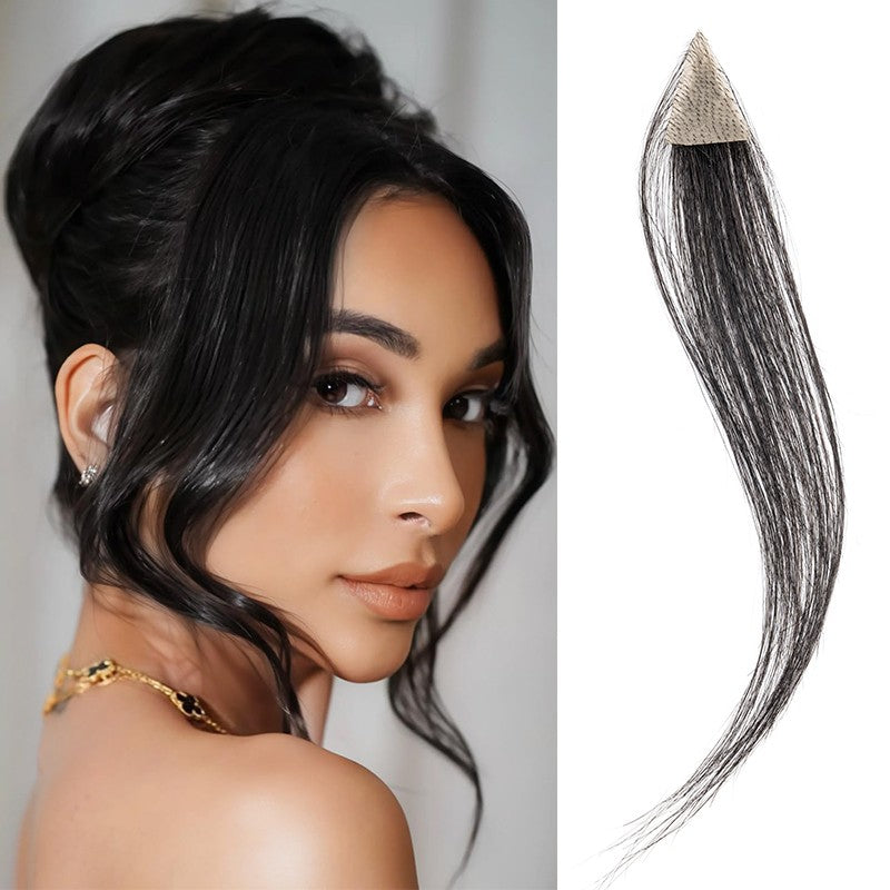 Full Lace Hair Topper with Wire for Women - Natural Human Hair Frontal