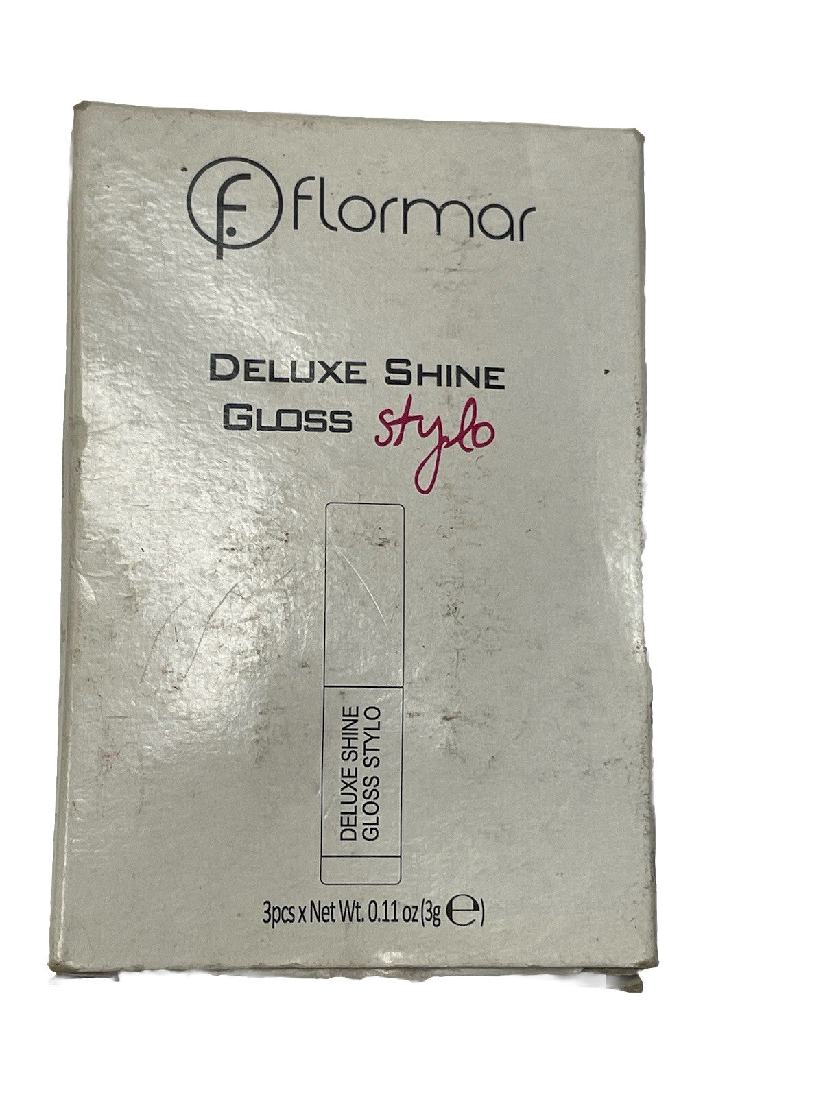 Flormar Deluxe Shine Lip Gloss Stylo D32 Naked Lips Set - 3 Tubes