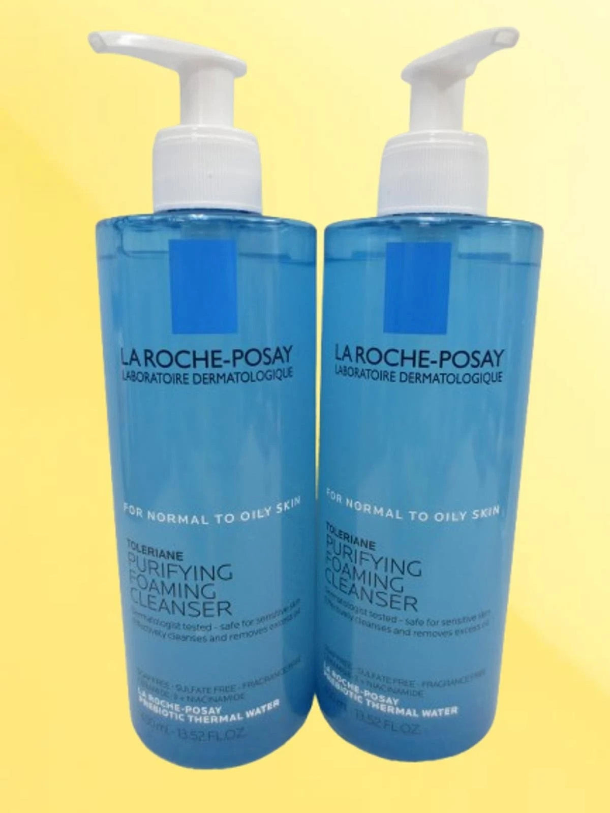 Gentle Facial Cleansing Foam for Sensitive Skin - 13.52 oz, Pack of 2