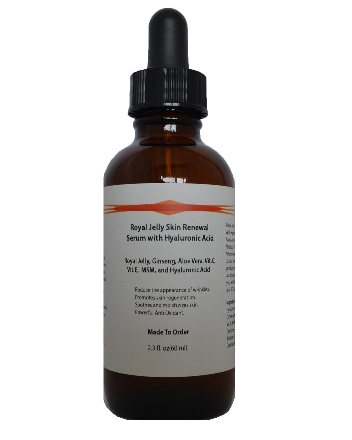Royal Jelly Skin Renewal Serum with Ginseng Aloe Vera Hyaluronic Acid All Skin Types