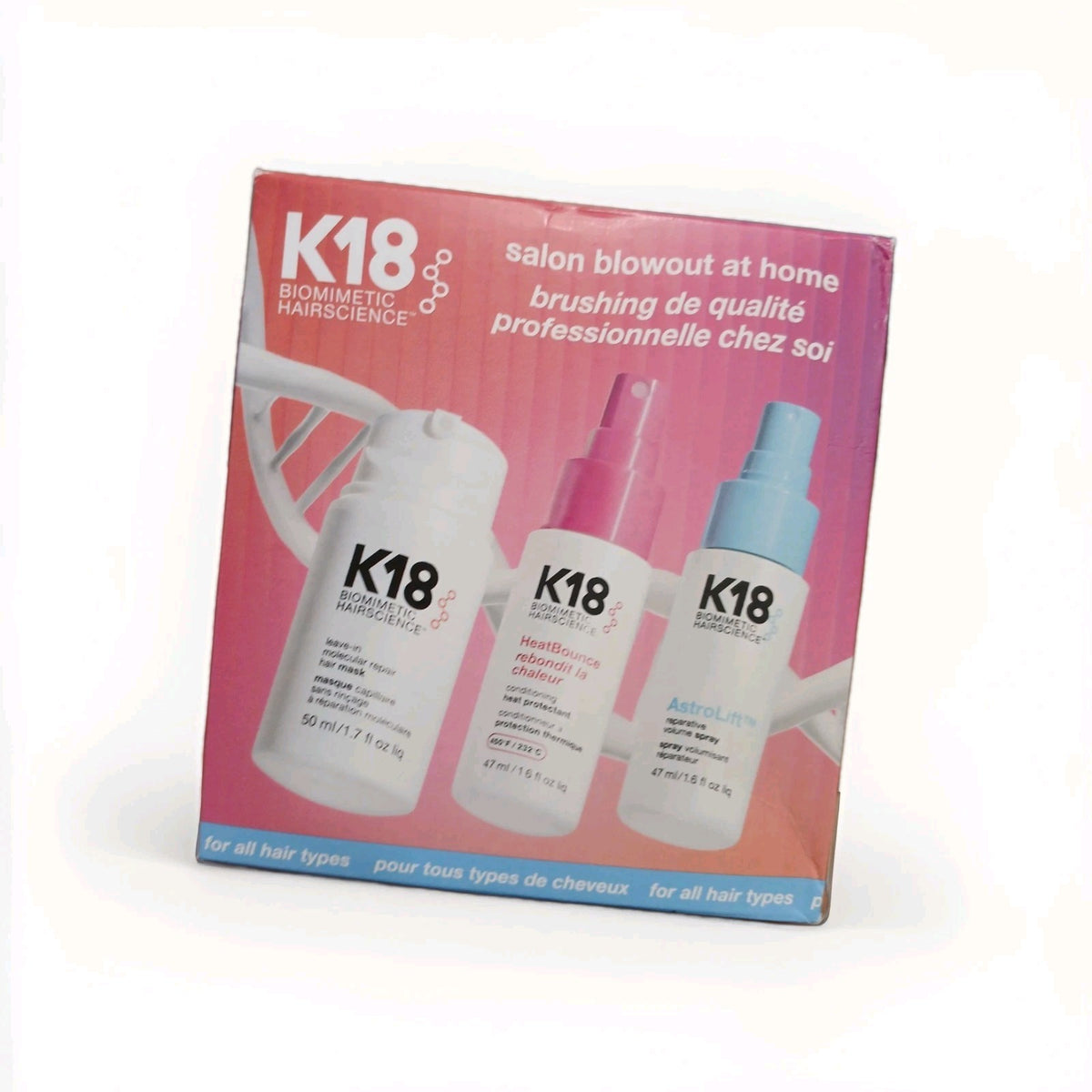 K18 Salon Blowout at Home Kit - NEW Strong Soft Hair