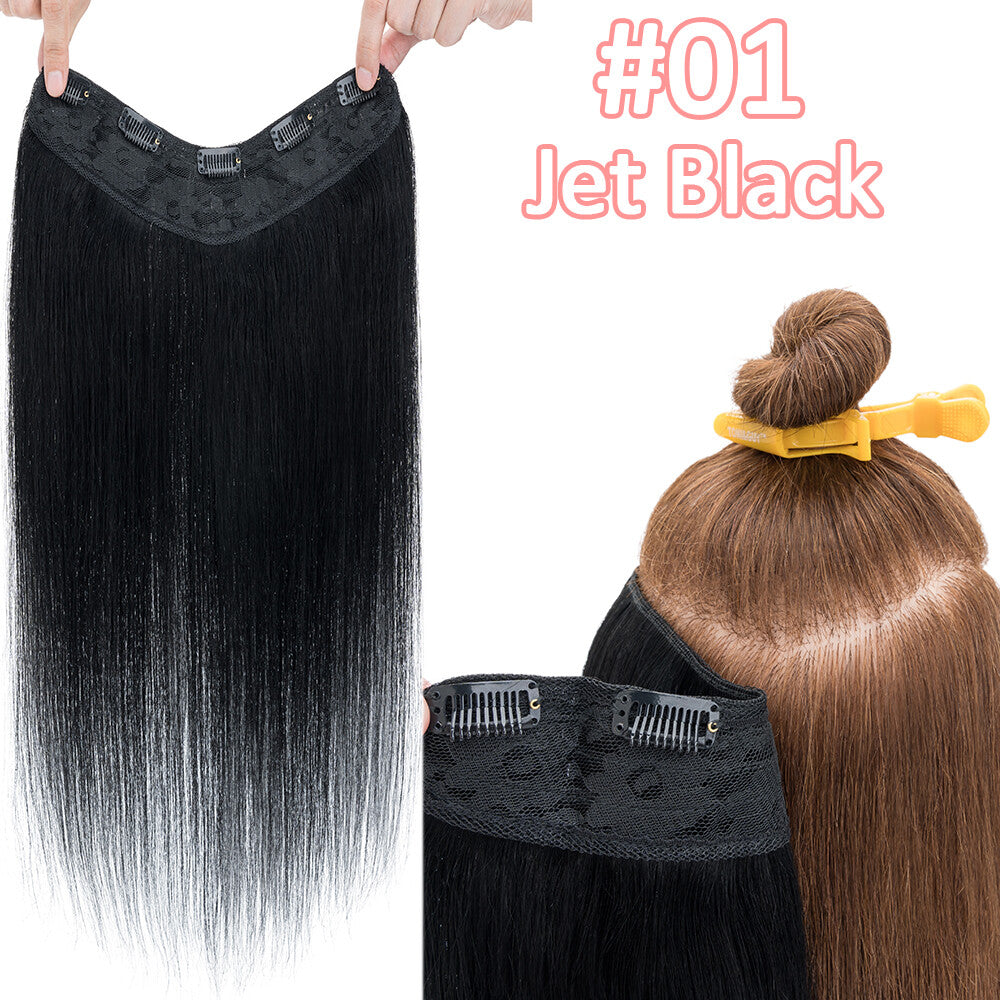 Women Clip-In Remy Human Hair Extensions Full Head Straight Ombre - Multiple Colors & Lengths