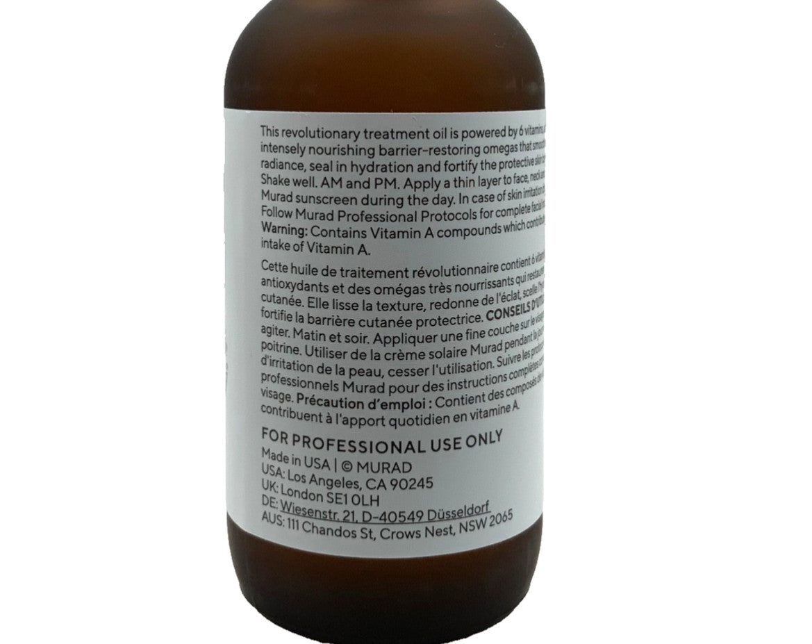 Murad Cellular Hydration Repair Oil Drops Professional Size 1.9oz/56ml - Face Moisturizer & Barrier Repair
