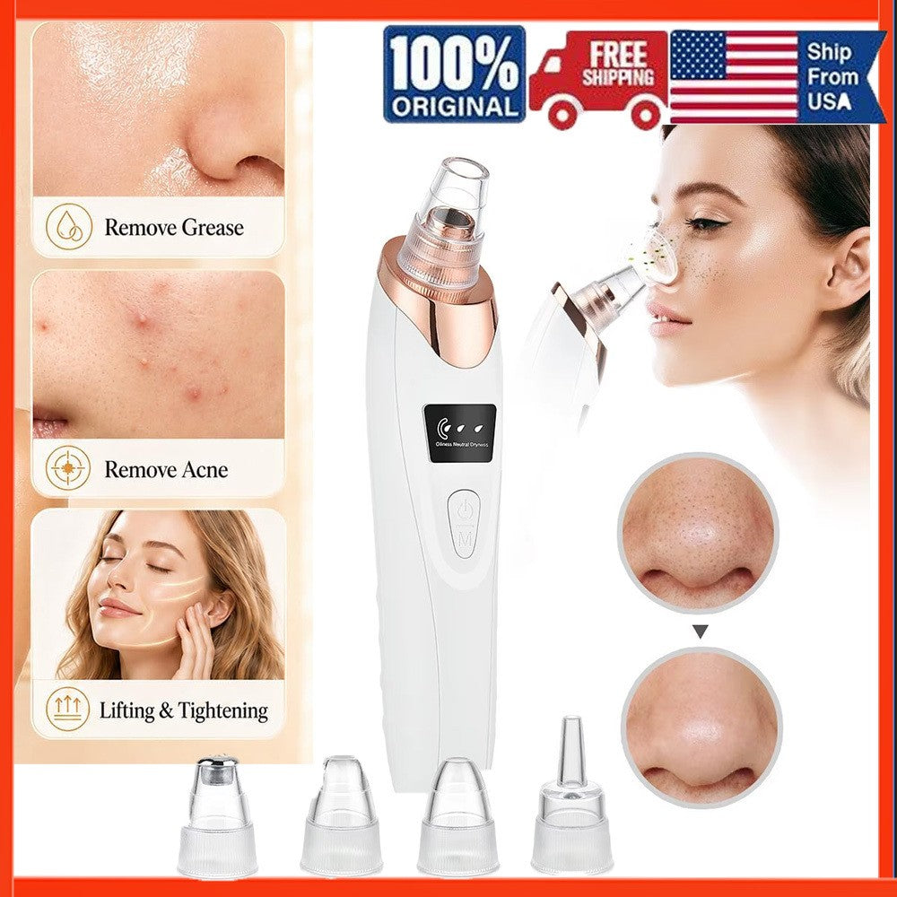 Electric Blackhead Remover Vacuum Pore Cleaner - Skin Care & Acne Extraction