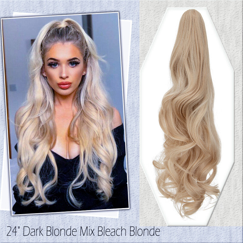Fake Ponytail Clip-In Hair Extension Thick Natural Look 14 Inches