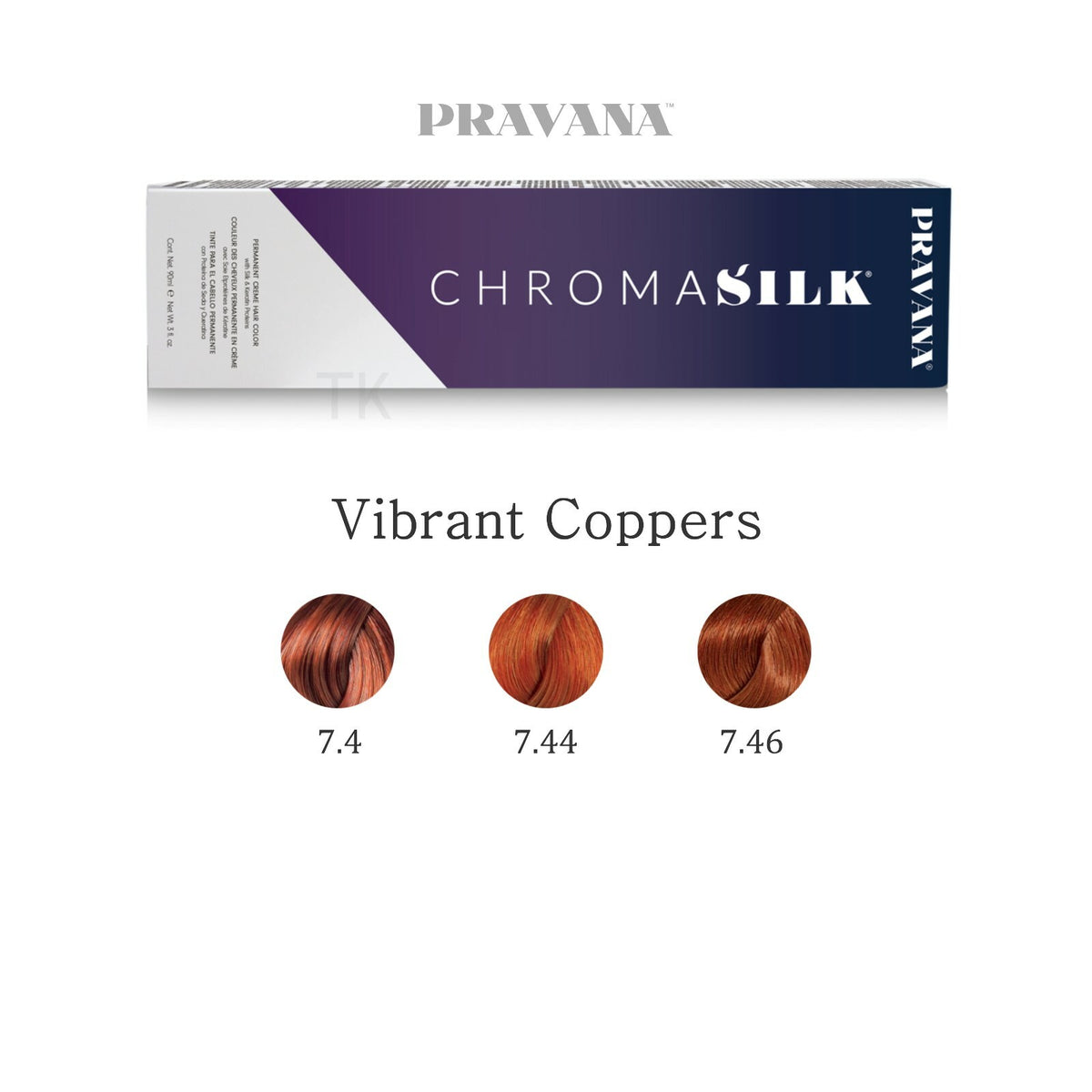 PRAVANA CHROMASILK Permanent Creme Hair Color 3oz