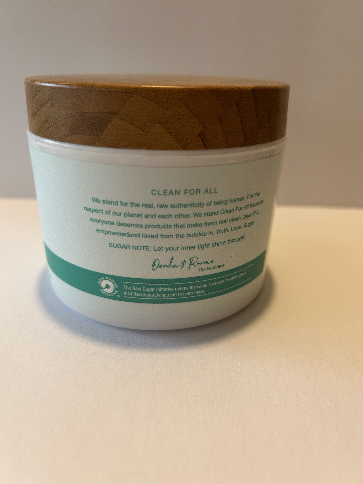 Raw Sugar Daily Micro Salt Scrub Polish Shea + Rice Flower Hyaluronic