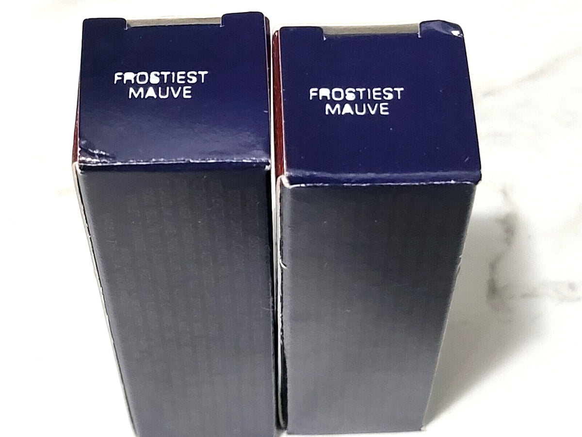 2 Full Size Avon Color Rich Lipstick Frostiest Mauve Set - New in Box