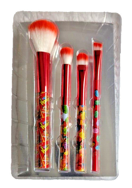 Fruity Pebbles Makeup Brush Set - 4-Piece Face & Eye Makeup Tools