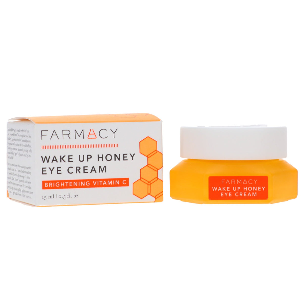 Farmacy Wake Up Honey Eye Cream 0.5 oz Brightening & Hydrating Under Eyes