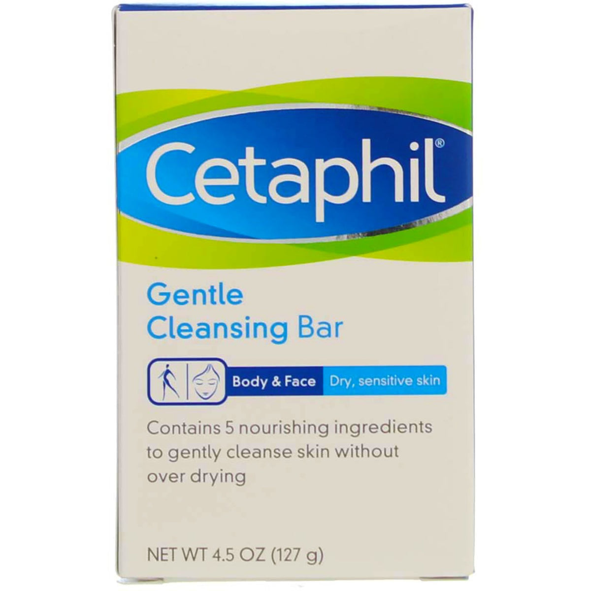 Gentle Cleansing Bar for Sensitive Skin - 5 Pack, 4.5 oz