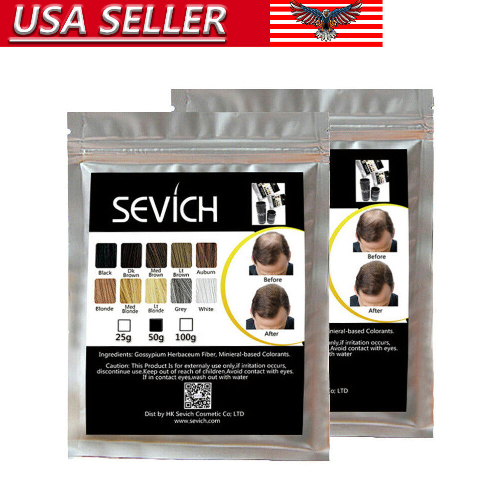 Hair Building Fiber Refill 50g - 2 Pack