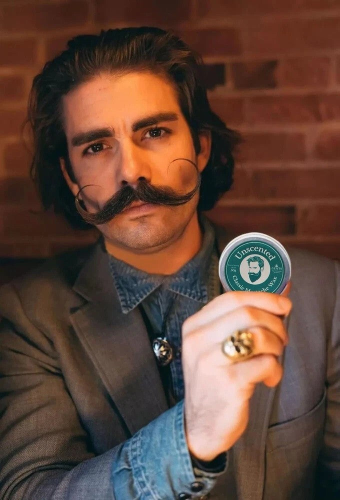 Mustache Wax Strong Hold Fragrance-Free 1.7oz