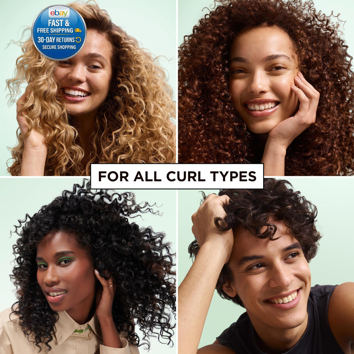 Curl Defining Hair Mousse for Wavy Curly & Coily Hair - Long-Lasting Hold
