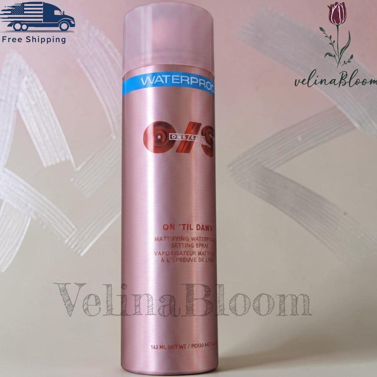 Mattifying Waterproof Setting Spray - Oil Control & Long-Lasting Makeup Finish - 2 Pack 143 ml