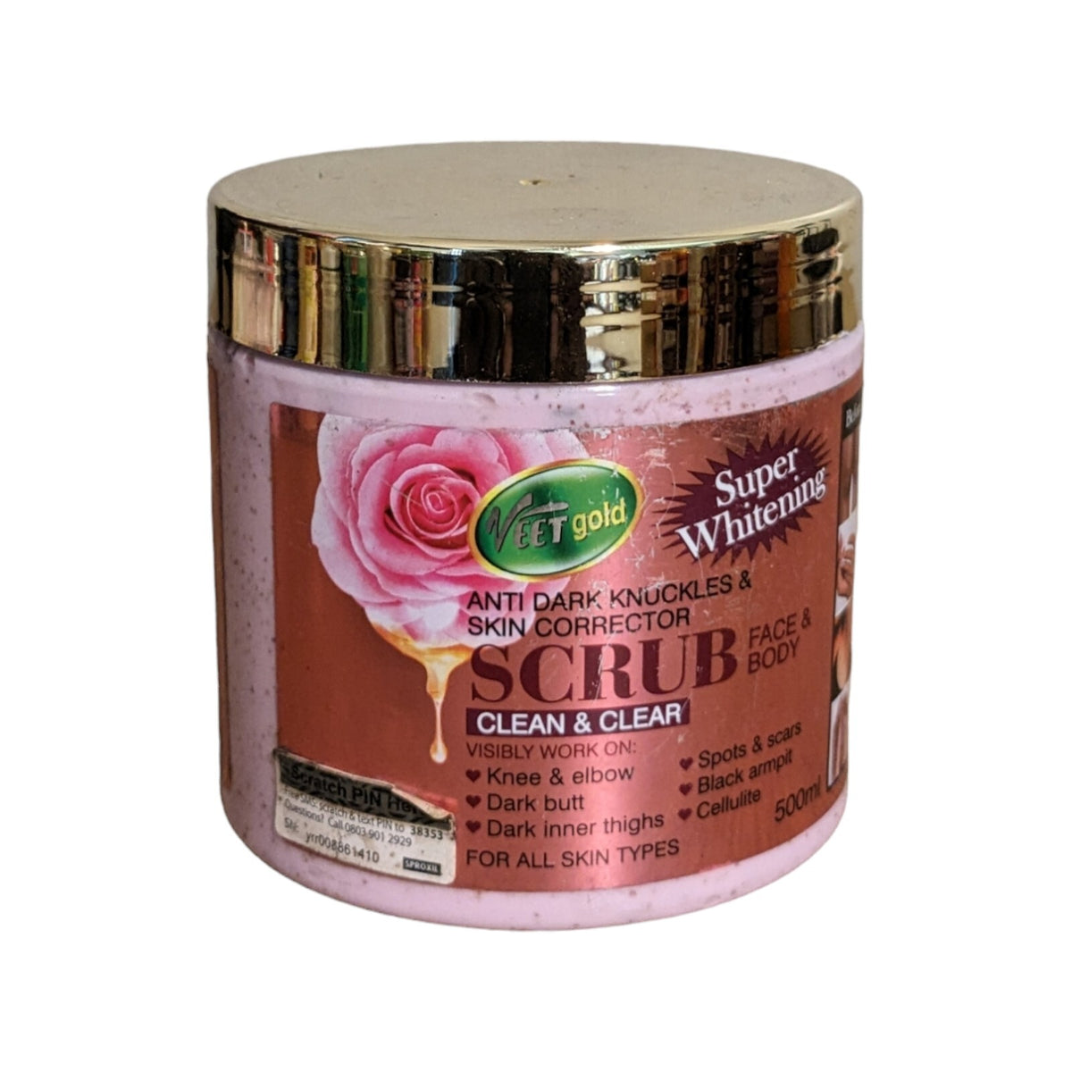 100% Original Veet Gold Anti Dark Knuckles And Skin Corrector face