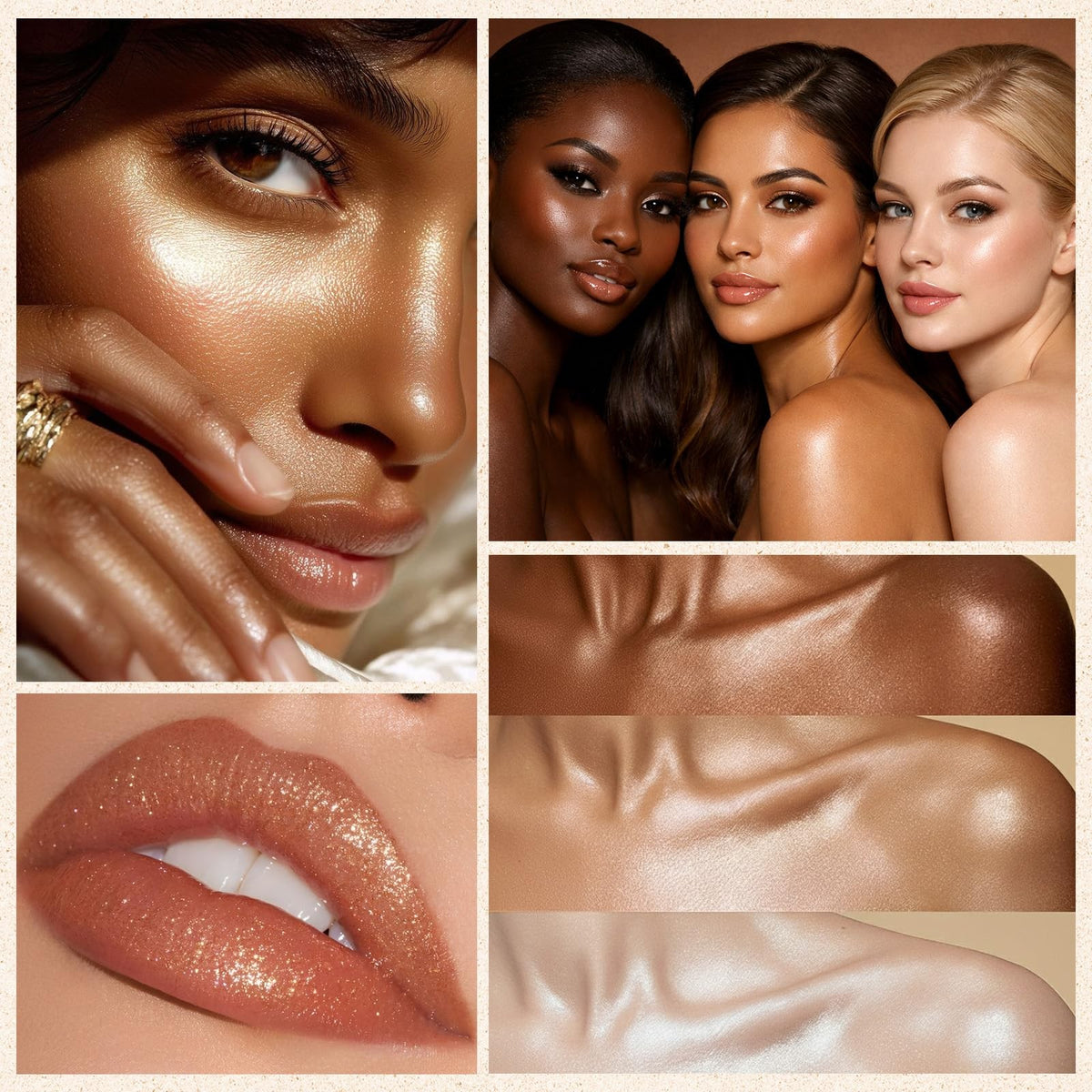 Highlighter Makeup Powder Pearl White 1 Ounce – Multiuse Radiant Glow