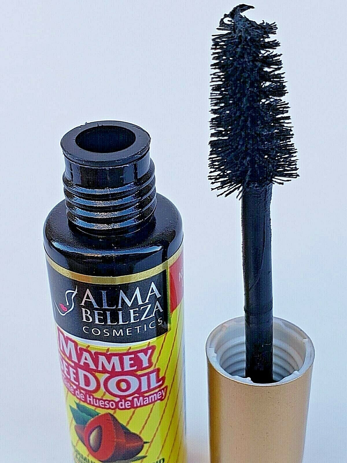 Mascara with Mamey Seed Oil - Black Eyelash Enhancer Set 3 Pack