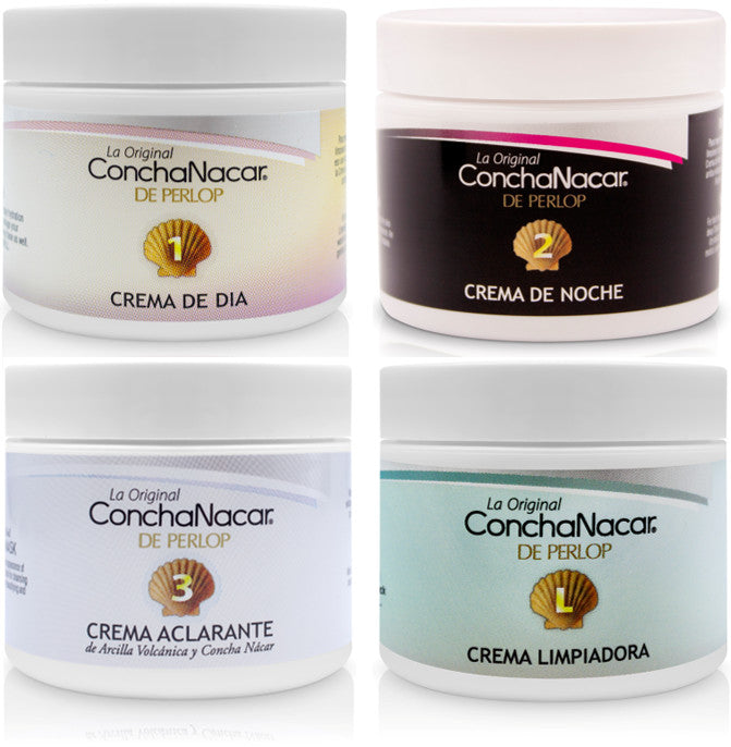 Concha Nacar Brightening & Cleansing Cream Set - 56g