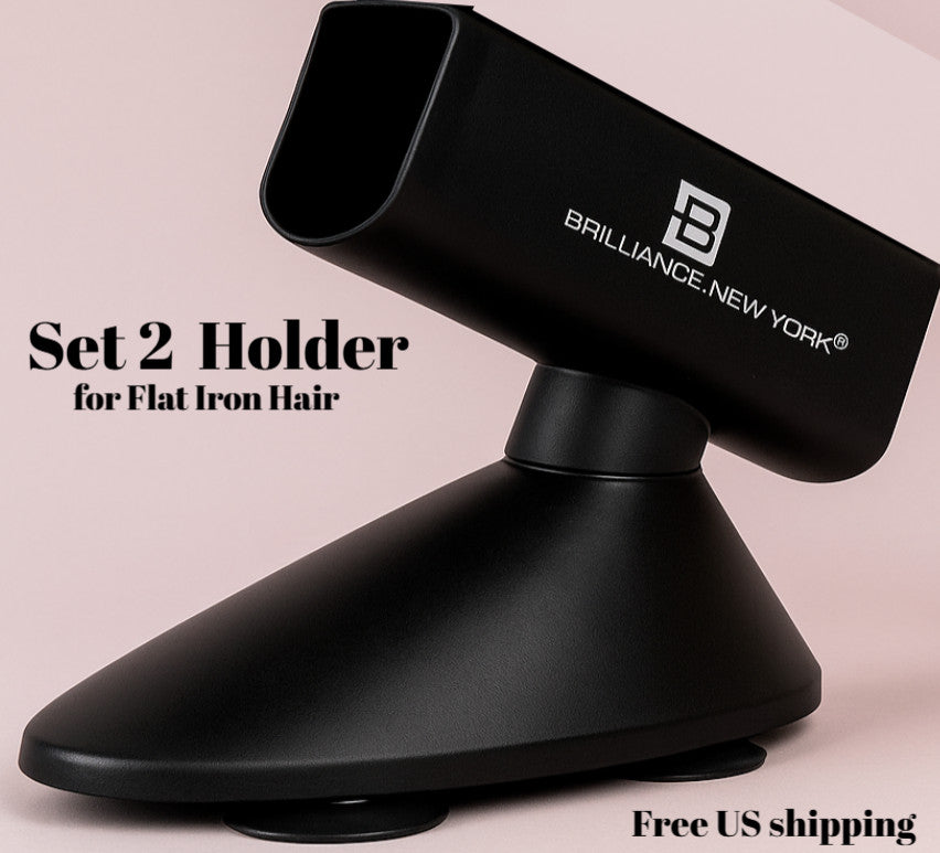 Heat Resistant Hair Iron Holder Stand 2-Pack for Flat Irons & Curling Irons