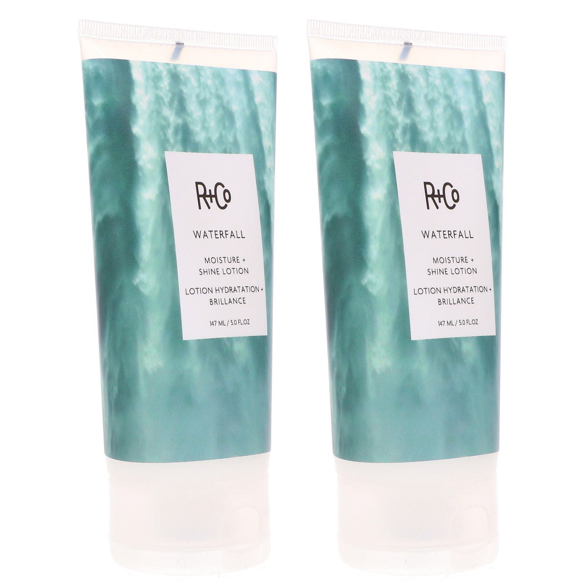 Waterfall Moisture and Shine Hair Lotion 5 oz 2 Pack - Soft, Glossy Finish