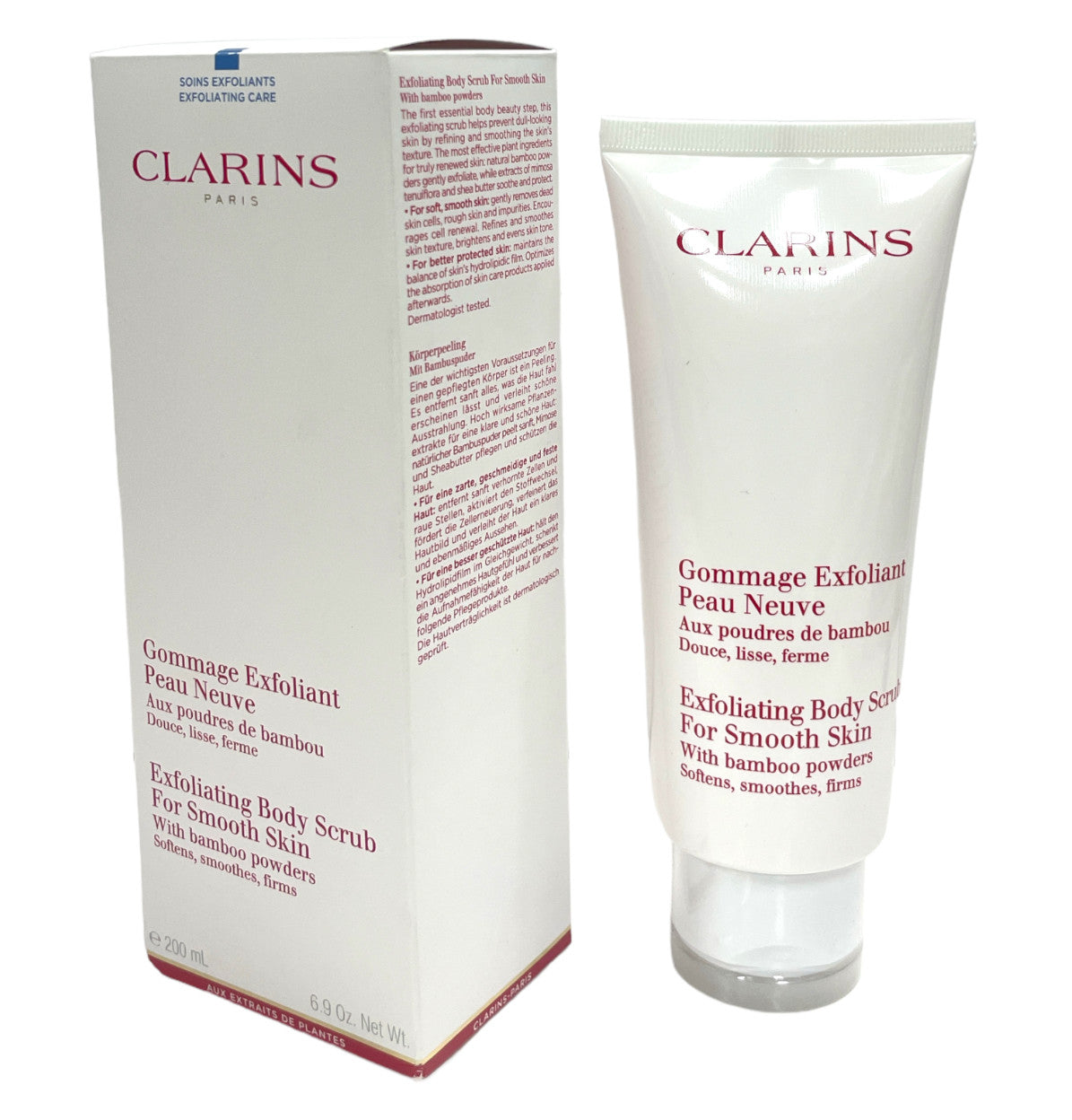 Clarins Exfoliating Body Scrub For Smooth Skin (200ml/6.9oz) New