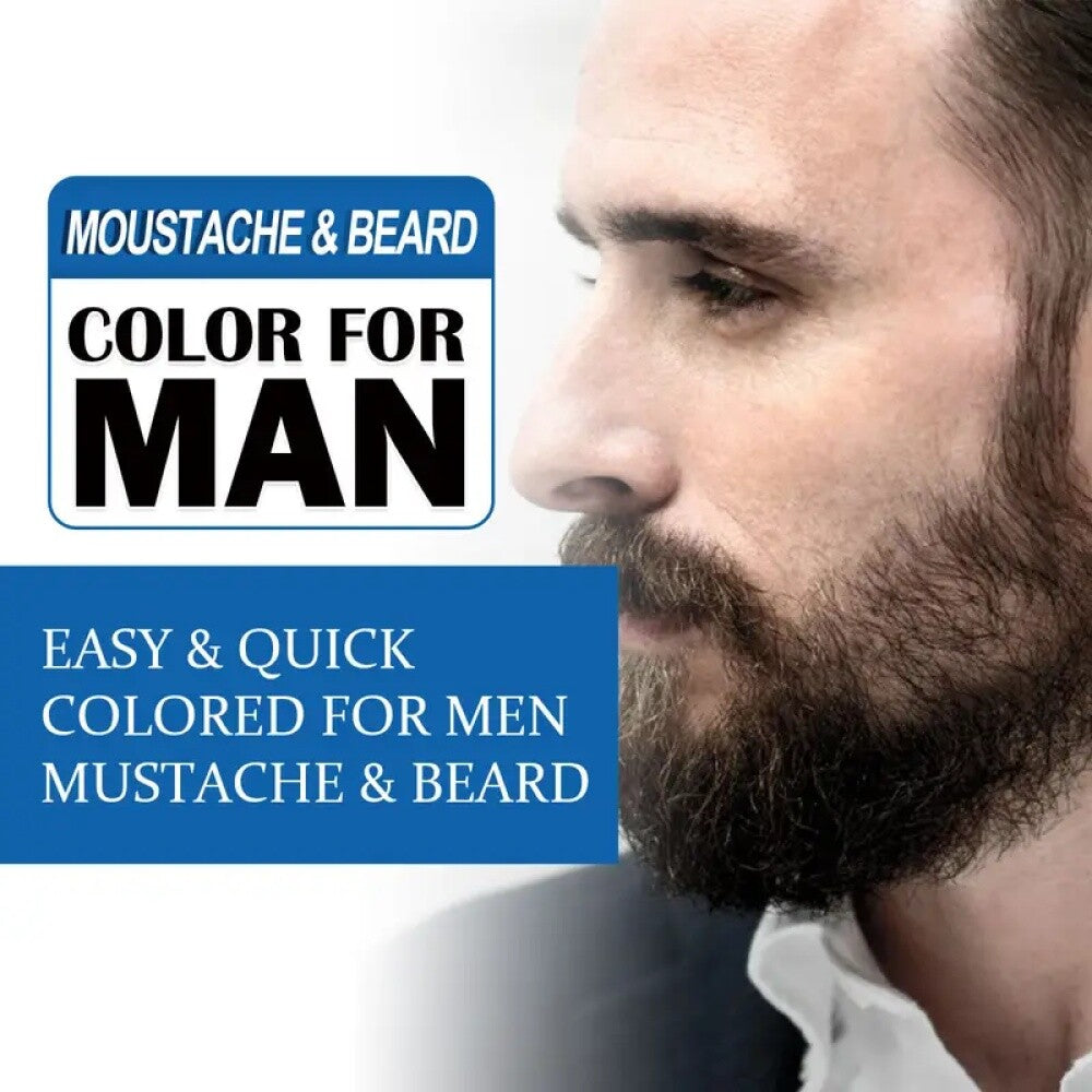 Permanent Black Beard Dye Shampoo 200ml