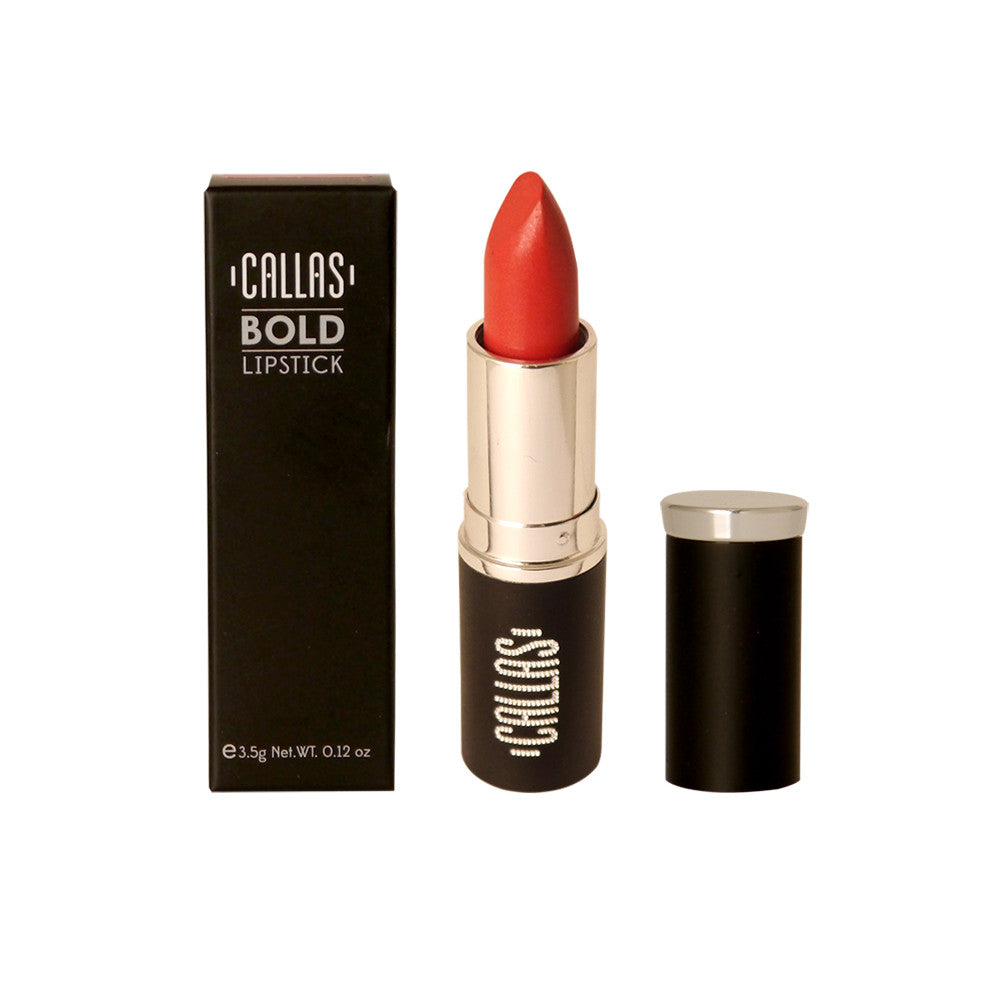 Callas Bold Lipstick - Long-lasting Semi-matte Lip Color with Shea & Vitamin E