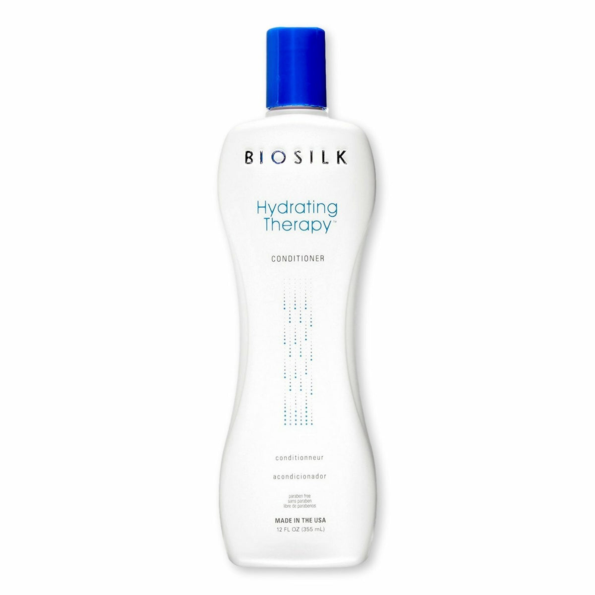 (3-Pack) BIOSILK Hydrating Therapy Shampoo Conditioner Hair Treatment
