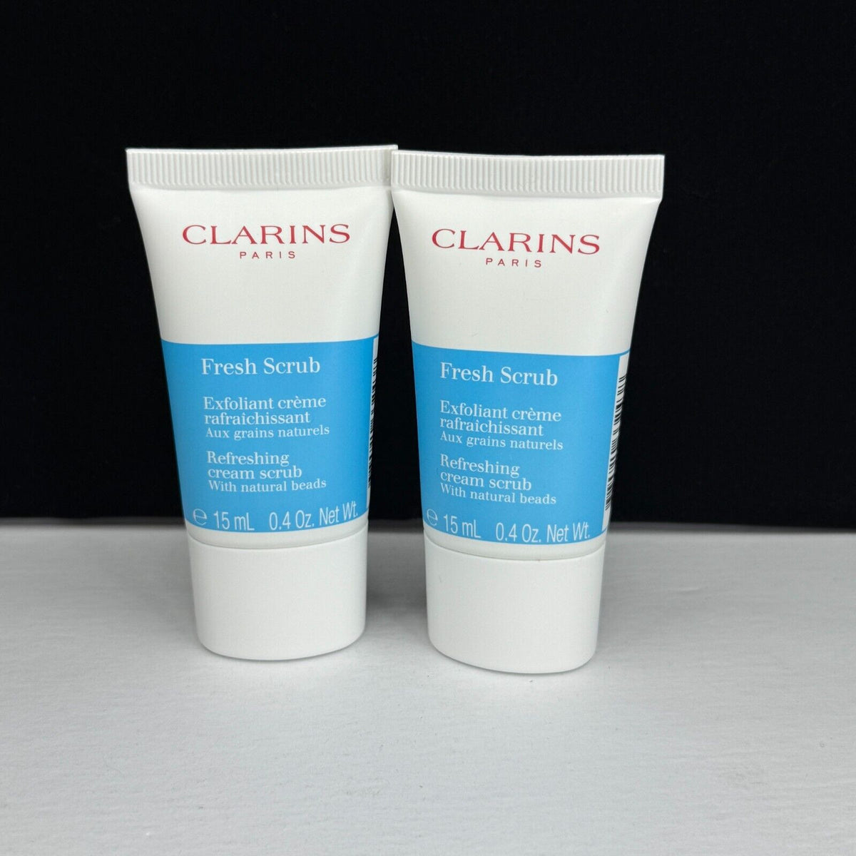 CLARINS Fresh Scrub Refreshing Cream Travel Size 0.4 oz / 15 ml (LOT