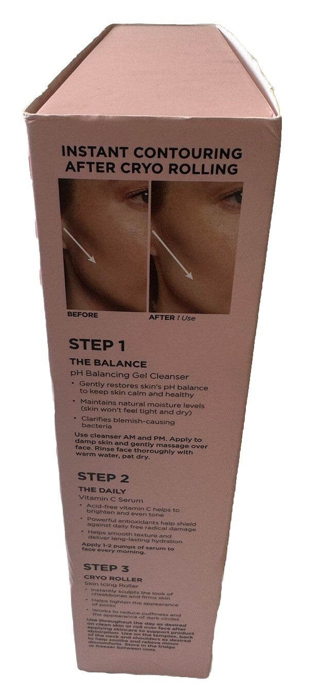 Cryo Skin Dual-Ended Face, Eye & Body Roller Set - BeautySkin Tool