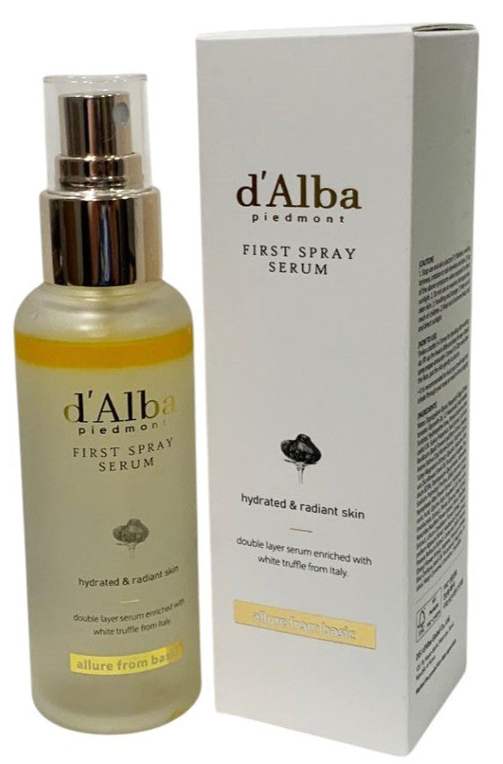 D'ALBA PIEDMONT Italian White Truffle First Spray Serum 3.38oz Sealed