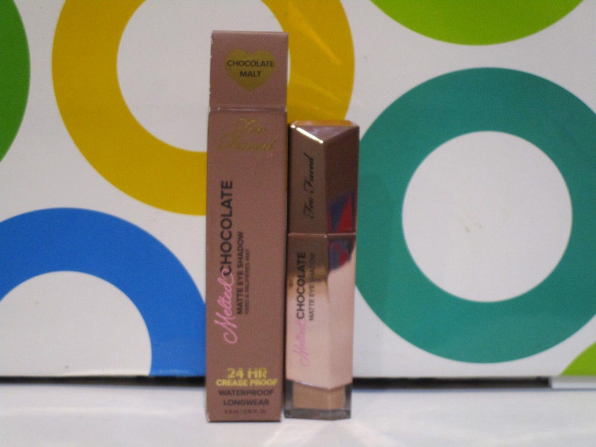 Too Faced 24HR Crease Proof Melted Chocolate Matte Eye Shadow - Chocolate Malt