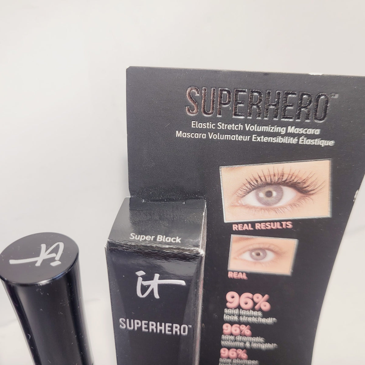 2-Piece Volumizing Mascara Set - Superhero Elastic Black Lash Boost