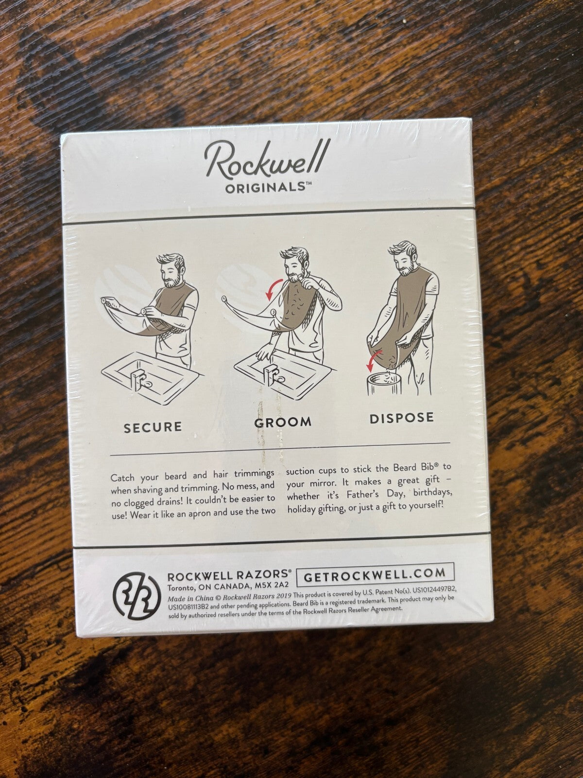Beard Bib - Sealed Grooming Apron for Men’s Facial Hair Trimming