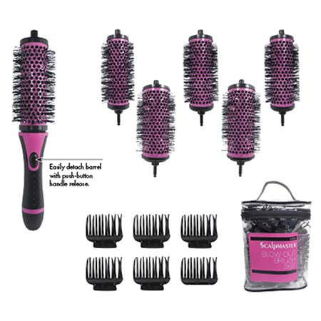 Scalpmaster Blow-Out Hair Brush Set for Salon & Home Styling