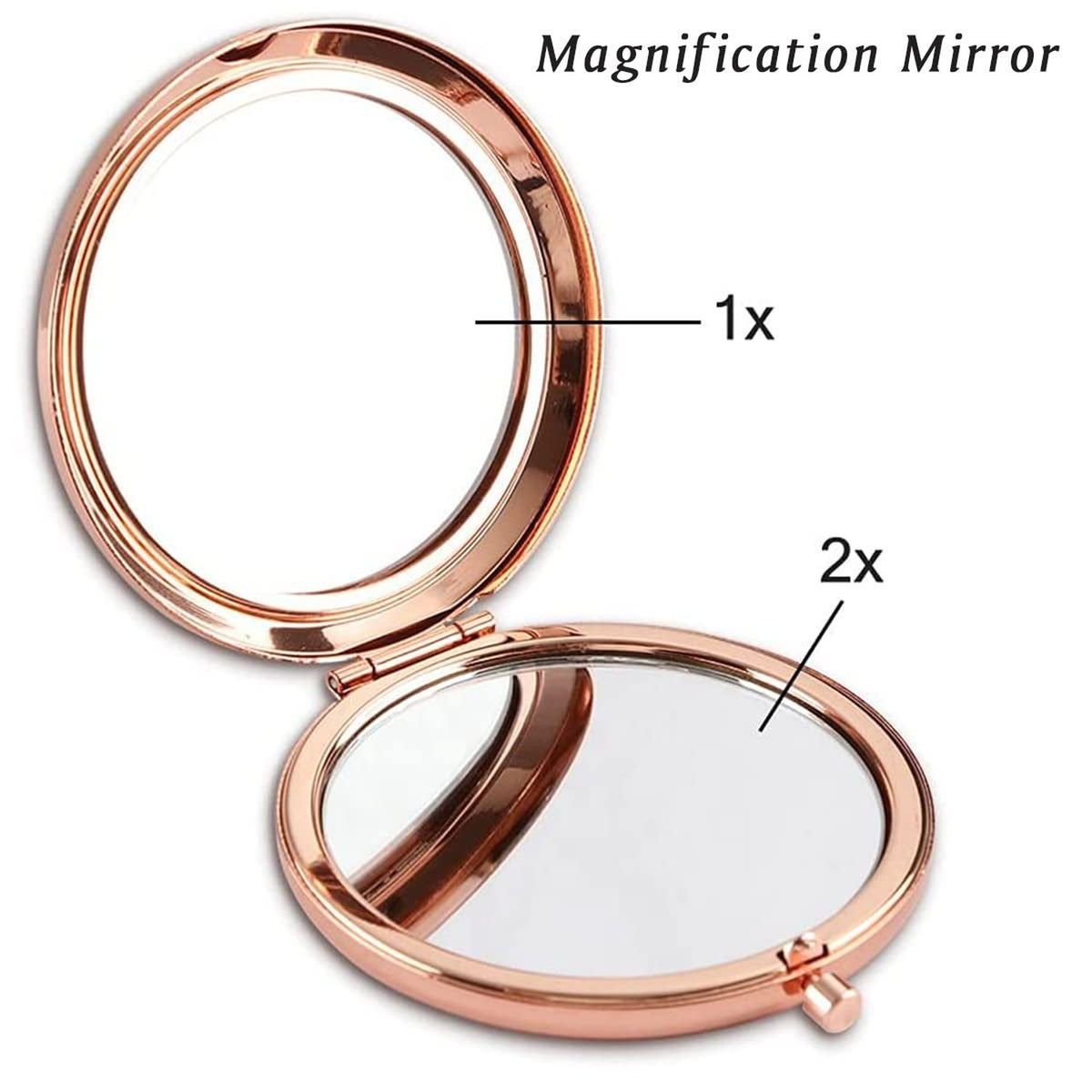 Personalized Compact Mirror for Grandma - Engraved Gift for Nana, Mothers Day, Birthday