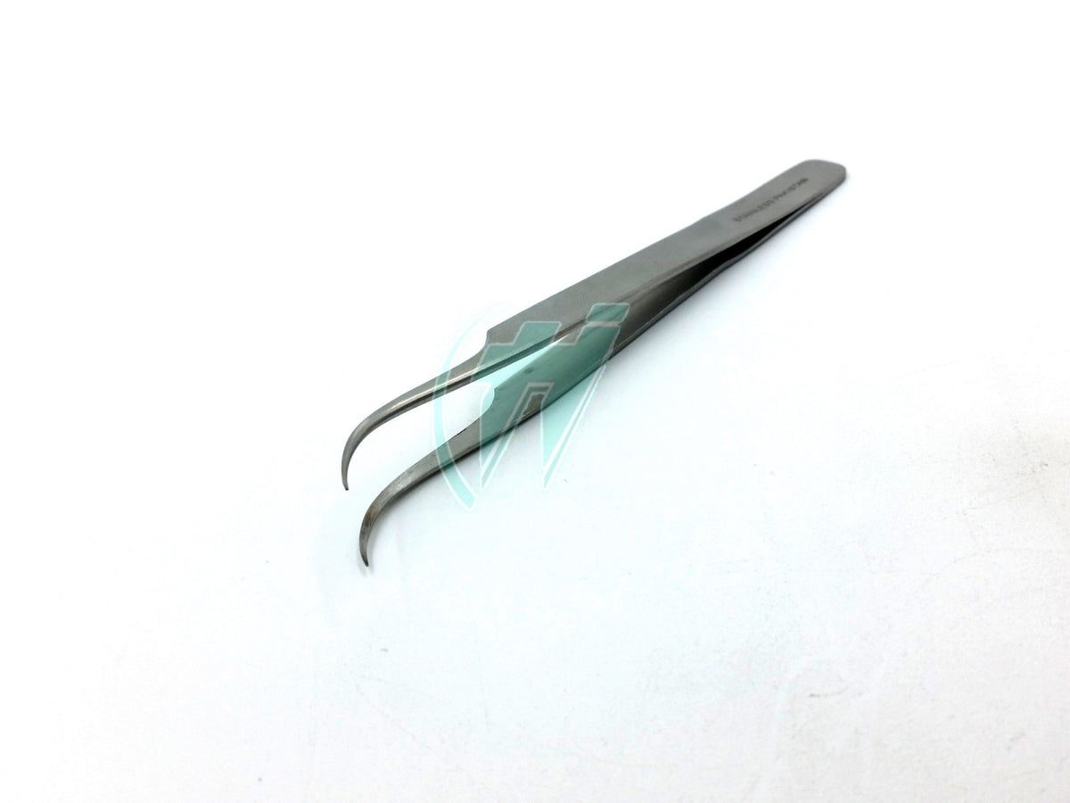 Eyelash Extension Tweezers Curved Stainless Steel Precision Tool