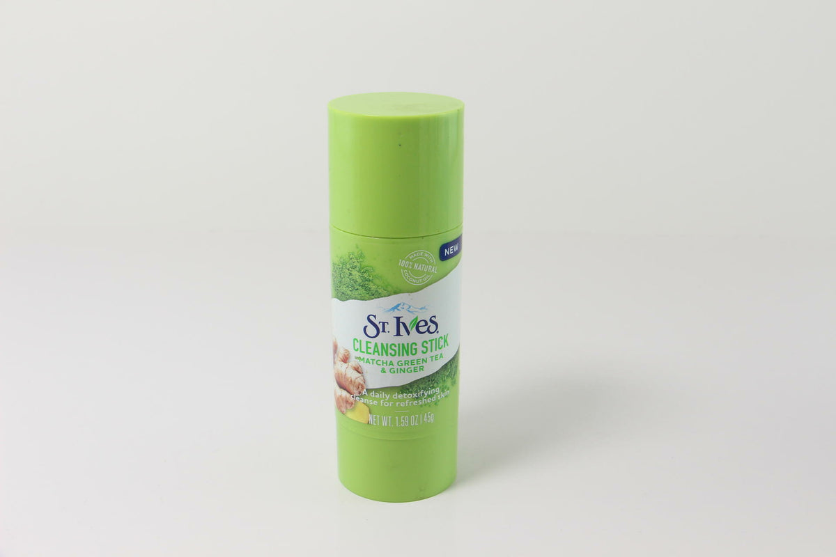 2 PACK St. Ives Daily Cleansing Stick Matcha Green Tea & Ginger 1.6
