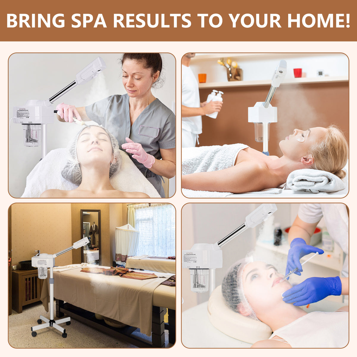 Professional Facial Steamer with Ozone & Steam Modes