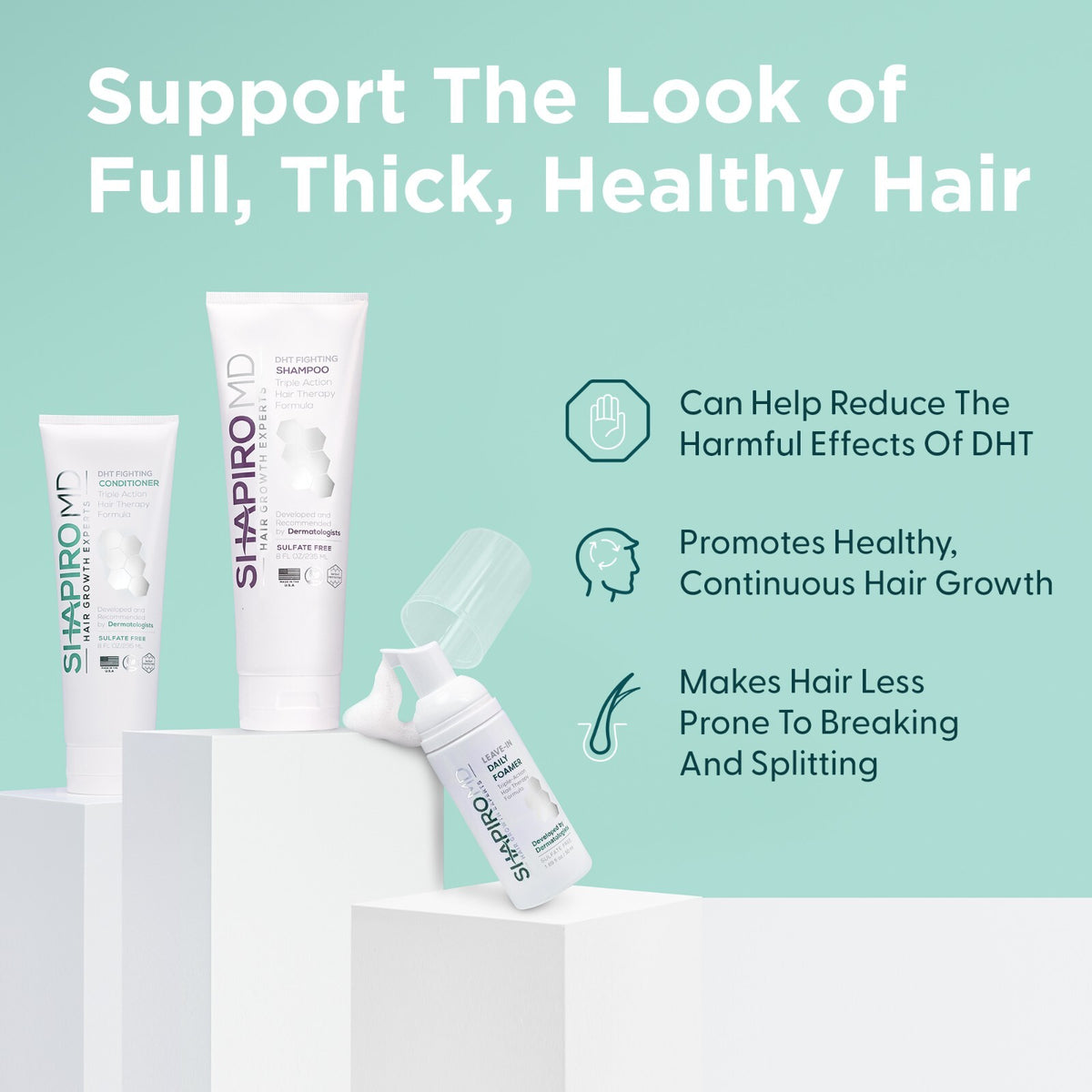 Women's Hair Regrowth Kit with Minoxidil 2% & Shampoo
