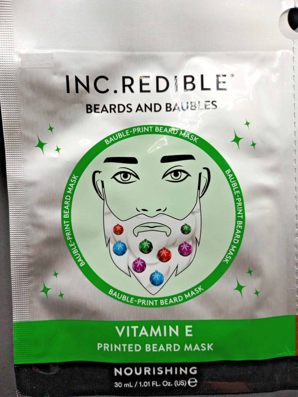 Vitamin E Beard & Eye Mask - Nourishing - 6 Pack