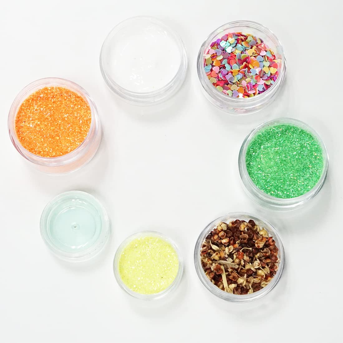 40 Black Refillable Cosmetic Sample Containers 10g with Lids