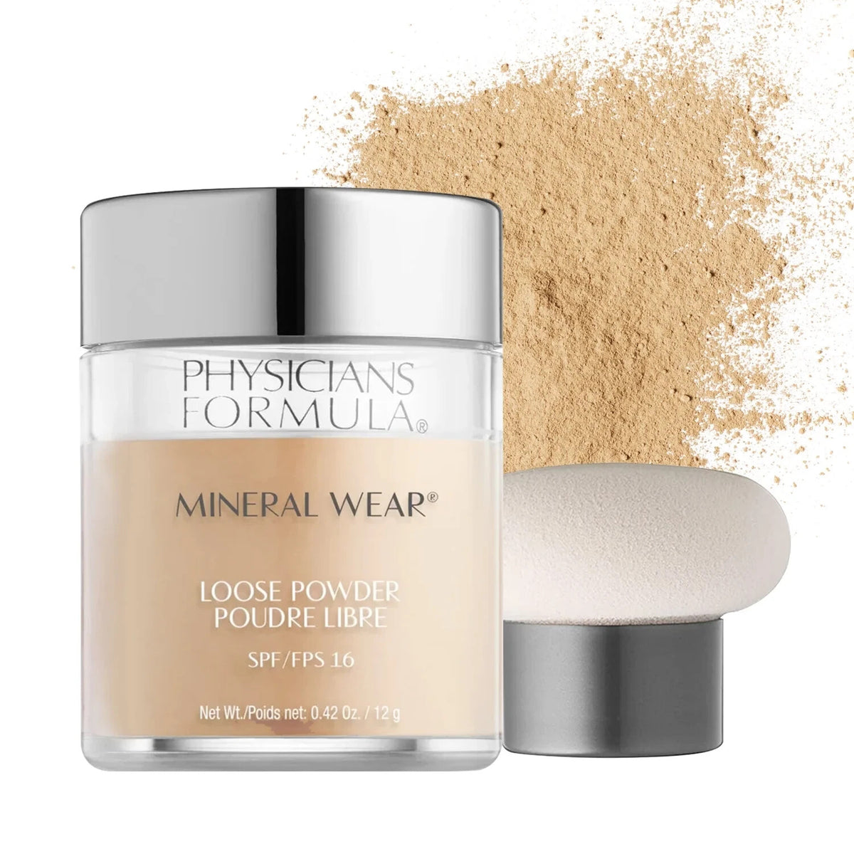 Mineral Wear Loose Powder SPF 16 - Skin-Perfecting Face Makeup with Shade Options