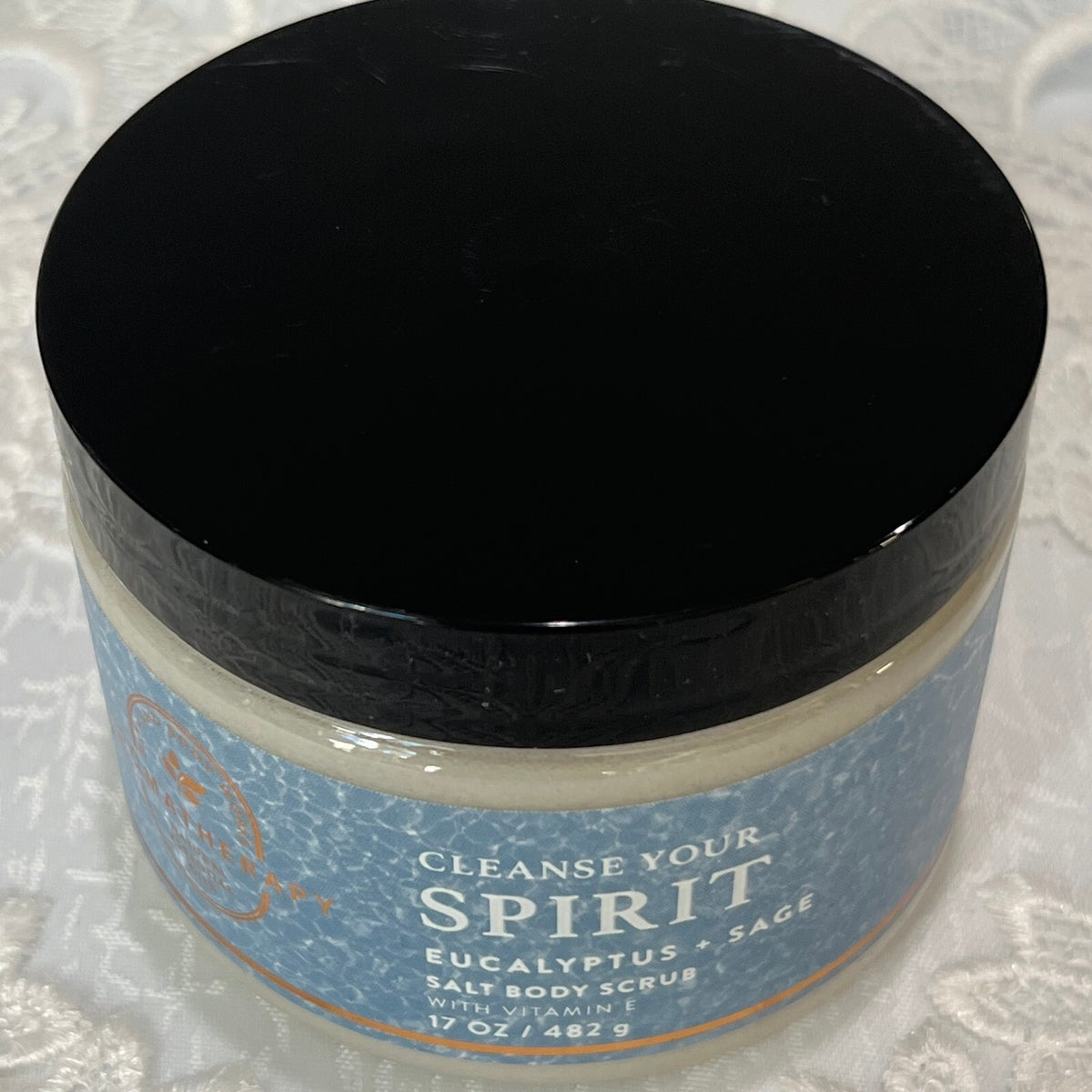 Bath & Body Works Aromatherapy Salt Scrub 17 oz With Vitamin E You